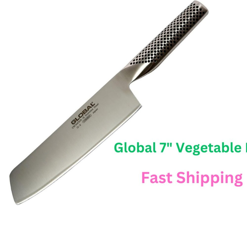 Global 7” Stainless Steel Vegetable Knife New Condition